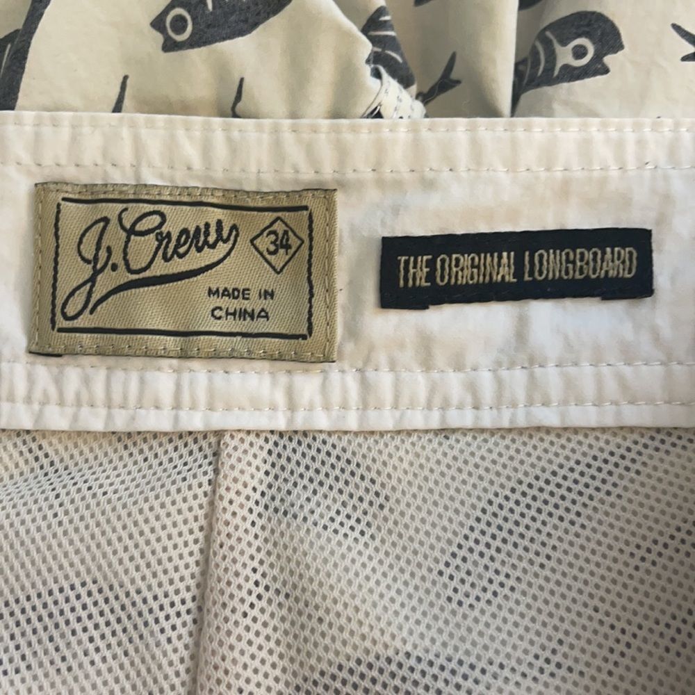 J. Crew The Original Longboard Swim Trunks, 40628 - Picture 9 of 11